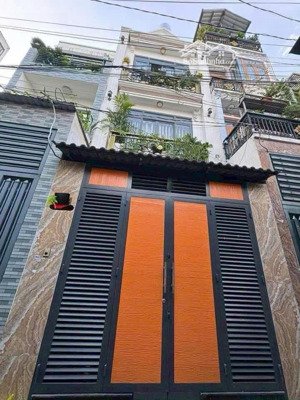 nhà 54,4m2 phan xích long xây 4 tầng, hẻm 6m thoáng. sổ hồng hoàn công đủ