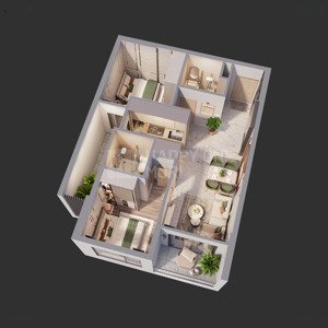 happy one mori lái thiêu: căn 2pn-2wc 66m2 chuẩn nhật bản chỉ 150 triệu ký hợp đồng