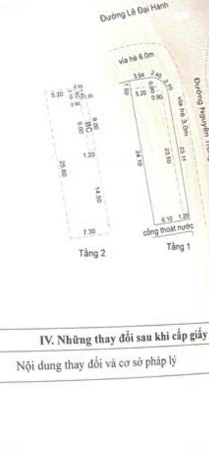 bán gấp nhà 2 mt - 2 tầng vị trí kinh doanh sầm uất đường lê đại hành