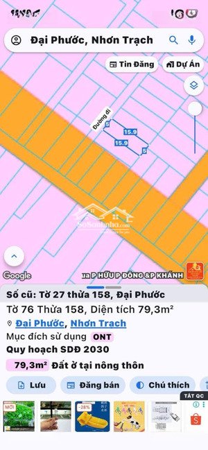 kẹt nh bán nhanh lô đất ở 1.7tỷ cách phà cát lái 2km, sổ riêng xd tự do