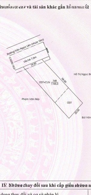 cần bán lô đất vị trí đắc địa mặt tiền trần ngọc lên - sát sân golf