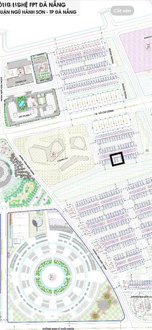 alo giang vu - bán cặp đất kẹp vệt view kênh fpt , gần sát với toà fpt plaza 4