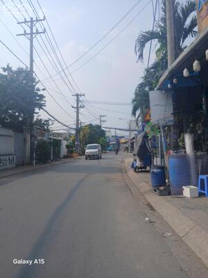 NHÀ MẶT TIỀN ĐƯỜNG NHỰA 8M – GIÁP Q12 – 134M² NGANG 6M, CHỈ 6 TỶ KHÔNG CÓ CĂN THỨ 2