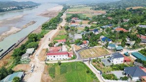 đất nền 2 mặt tiền view sông đà trung tâm hòa bình, đón cầu số 6 & cao tốc hà nội