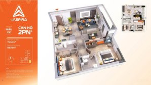 căn hộ thông minh 5.0 the aspirachỉ 340tr. nằm cạnh ga s12 tuyến metro số 1. hỗ trợ nh tới 80%