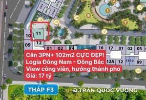 bán căn góc 3pn đẹp nhất sun feliza cầu giấy, hướng đông nam, tầng trung đẹp, 102m2 17 tỷ