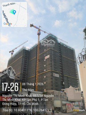 bán siêu phẩm giá tốt căn hộ 2pn smarthomes dĩ an chỉ từ 550 triệu nhận nhà, tiến độ 24/30 tầng