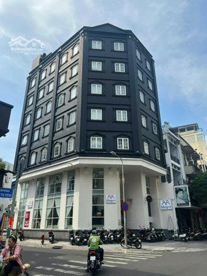 bán toà nhà góc 2 mt cách mạng tháng 8 quận 10 (11x18m- hầm 7 tầng) hđt: 250 triệu - giá 85 tỷ