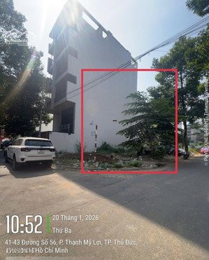 bán đất lô góc hai mặt tiền đối diện công viên dự án huy hoàng p. thạnh mỹ lợi, tp thủ đức cũ