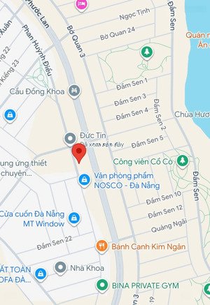 bán lô đất mt đường 7m5 phan hoan - ngay nam hòa xuân - trục thông dài, dt 5x25m