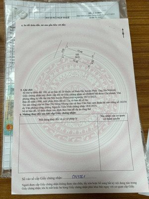 bán 54,5m2 đất vân nam phúc thọ nay thuộc xã nam hà phúc thọ.
