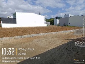 bán 2 lô đất mặt tiền đường hòn thơm xuân ngọc, tp nha trang