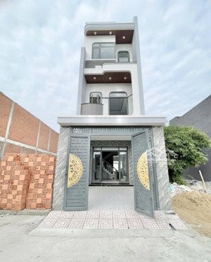 bán nhà mới tinh trệt 2 lầu gần chợ ngã ba ông xã, hẻm đường đoàn thị kia ( hoàn công đầy đủ )