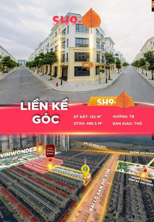 liền kề góc san hô 3 mặt tiền vinhomes ocean park 2 cho nhà đầu tư đón đầu dòng tiền và tăng giá