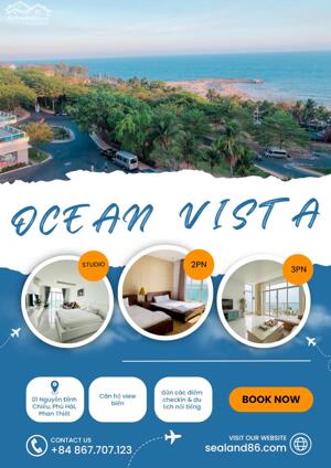 Cho thuê ngắn hạn, dài hạn căn hộ OCean Vista Mui Ne