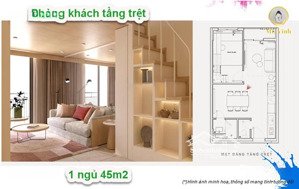 cho thuê chung cư 68m2 duplex 2 tầng sun urban