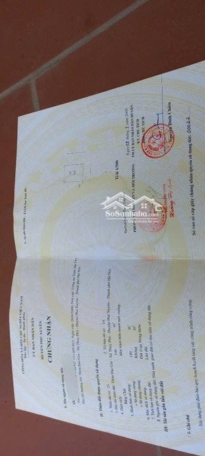 lô góc - đất thổ cư -thôn thuỵ phú, xã nam tiến , phú xuyên