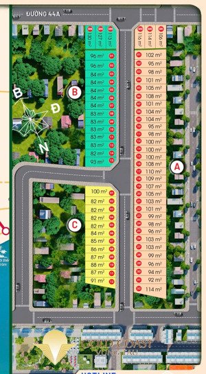 chỉ 2 tỷ đất mặt tiền tỉnh lộ 44a long điền- tp hcm