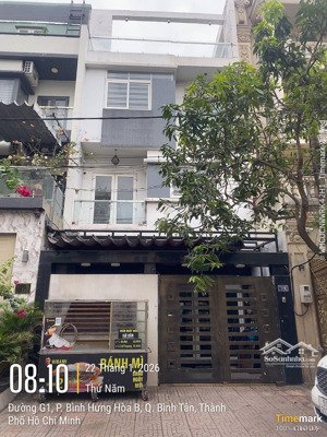 bán nhà mặt tiền kdc vĩnh lộc bình tân. dt: 6x19, 3 lầu.