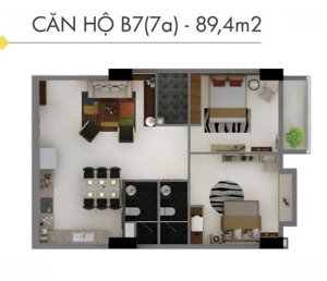 chính chủ bán căn hộ đẹp tại oriental plaza, 4,675 tỷ, 88,5m2, 2pn, 2wc, tân phú, hcm