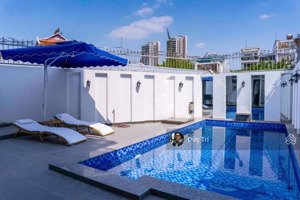 ngộp bank bán gấp nhà mặt tiền nguyễn bá huân, dt 7.44x28m - 4 tầng hồ bơi giá 35 tỷ