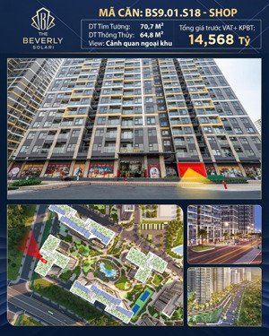 đầu tư thông minh mua là lời ngay 5,5 tỷ tại shophouse chân đế vinhomes grand park