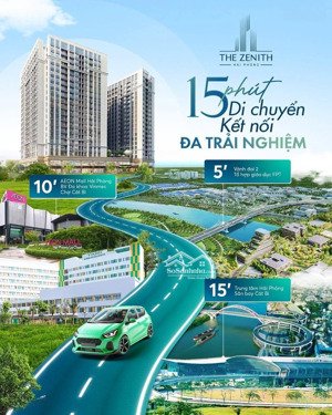 sở hữu ngay căn hộ 66m2 tại the zenith mặt tiền đại lộ bùi viện. với số vốn chỉ từ 500 triệu