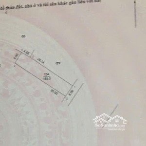 13.8 tỷ, đất 185m2, mt 6m, sổ a4, đường 24m, cạnh trường học và ubnb xã hạ bằng, thạch thất