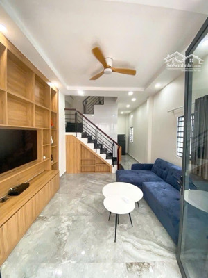 quận 7, trần xuân soạn - giá: 4,4ty - nhà mới tặng full nội thất, 2pn 2wc - 36m2