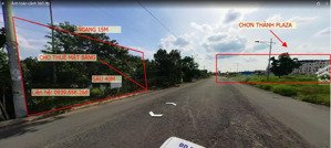 chính chủ cho thuê đất trống 600m2 - khu dân cư ngay sau chơn thành plaza - mặt tiền 15m cực rộng