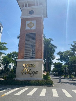 (hiếm) lô góc 02mt euro village 1 - khu biệt thự đẳng cấp ngay sông hàn - 255m2 - giá 5x tỷ