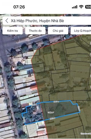 bán gấp 1300m2 đất có 300 thổ
mặt tiền đường nguyễn văn tạo . hiệp phước,nhà bè . giá: 38 tỷ