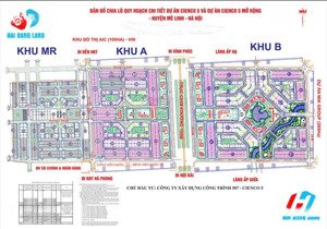 bán gấp lô 5x liền kề 1 khu b cienco 5 mê linh 100m2 giá 4,8tỷ