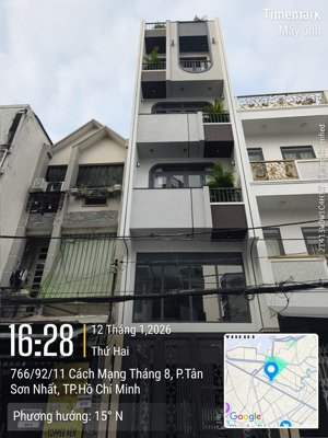 nhà mới 6 tầng, hxh cmt8 ngay công viên lê thị riêng