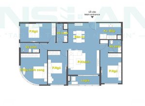 masteri grand coast - căn góc 4 phòng ngủ tầng 15 view hồ tạo sóng đẹp nhất toà l1