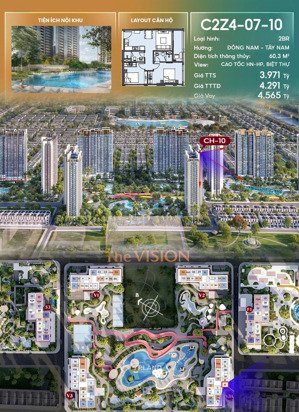 độc quyền căn góc 2pn tại masteri era landmark