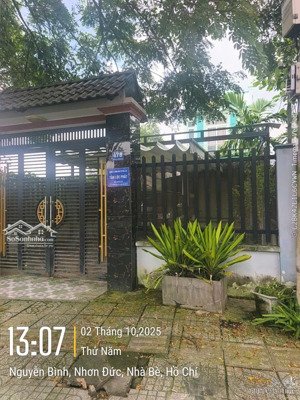 hailongreal: nhà mặt tiền nguyễn bình, 10.8ty, dt: 6x38m, công nhận 146m2, nhà 1 lầu, sân rộng