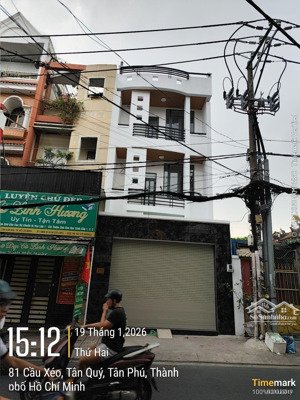 bán nhà mặt tiền kd đường cầu xéo 5.2x17.4m 2 lầu