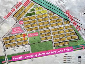 bán 1 lô trục chính 22m bên trường cấp 1,2,3 gần ngã tư kdc an thuận cổng chính sân bay long thành