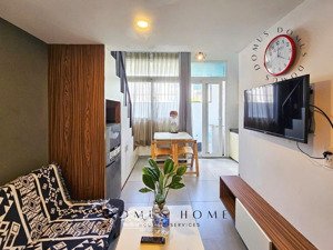 căn hộ studio có gác full nội thất không gian xinh xắn, thiết kế hiện đại