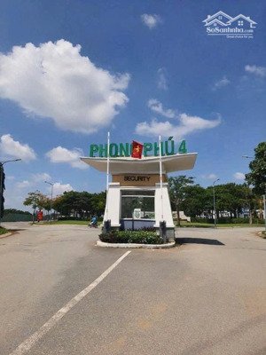 bán nền đất mặt tiền đường số 14- kdc phong phú 4, sổ hồng, diện tích 5x20