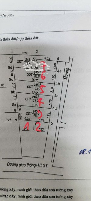 chỉ hơn 1 tỷ - ra ngã tư phổ yên - ql 3; 7 lô địa thế đẹp hướng đông nam hàng độc quyền
