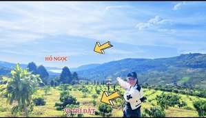 chỉ 1,5 tỷ sở hữu 1000m2 đất view trực diện hồ ngọc - bảo lộc