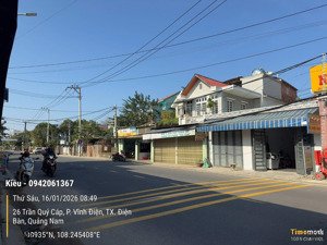 cần bán gấp đất vĩnh điện đường 9m 154m2 giá 2.5 tỷ