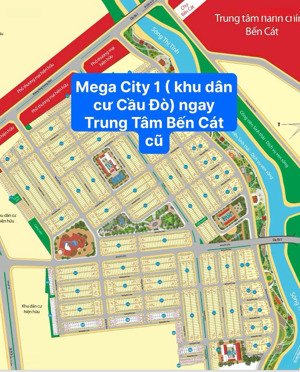 khu dân cư cầu đò ( mega city 1) cần bán đường n17, a38-4x giá 1ty1 b.phí, phường long nguyên, hcm