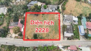 2227m - lô góc - mặt đường nhựa - chỉ hơn 8tr/m