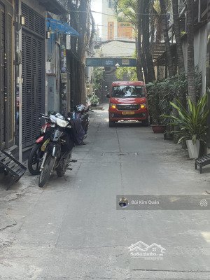 nhà đẹp huỳnh văn nghệ p.12, gò vấp cũ 46m (4/4.4 x 11) 5 tầng 4pn 4wc + phòng thờ, phòng