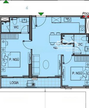 cần bán trước tết căn 2pn2wc thiết kế 2 ban công giá rẻ 66tr/m2 beverly tại vinhomes ocean park