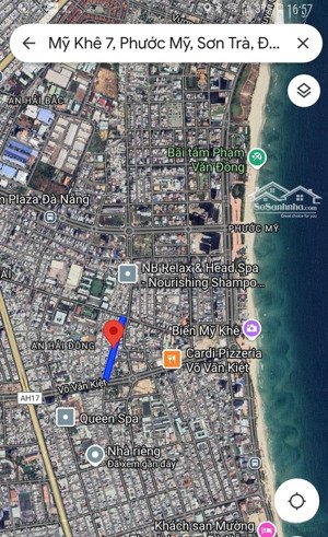 gần biển! bán đất 640m2 67,99 tỷ - mt mỹ khê 7 - q. sơn trà