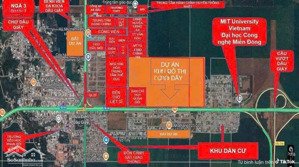 đất nền thổ cư 5x20m, sổ sẵn từng nền, mặt tiền quốc lộ 1a